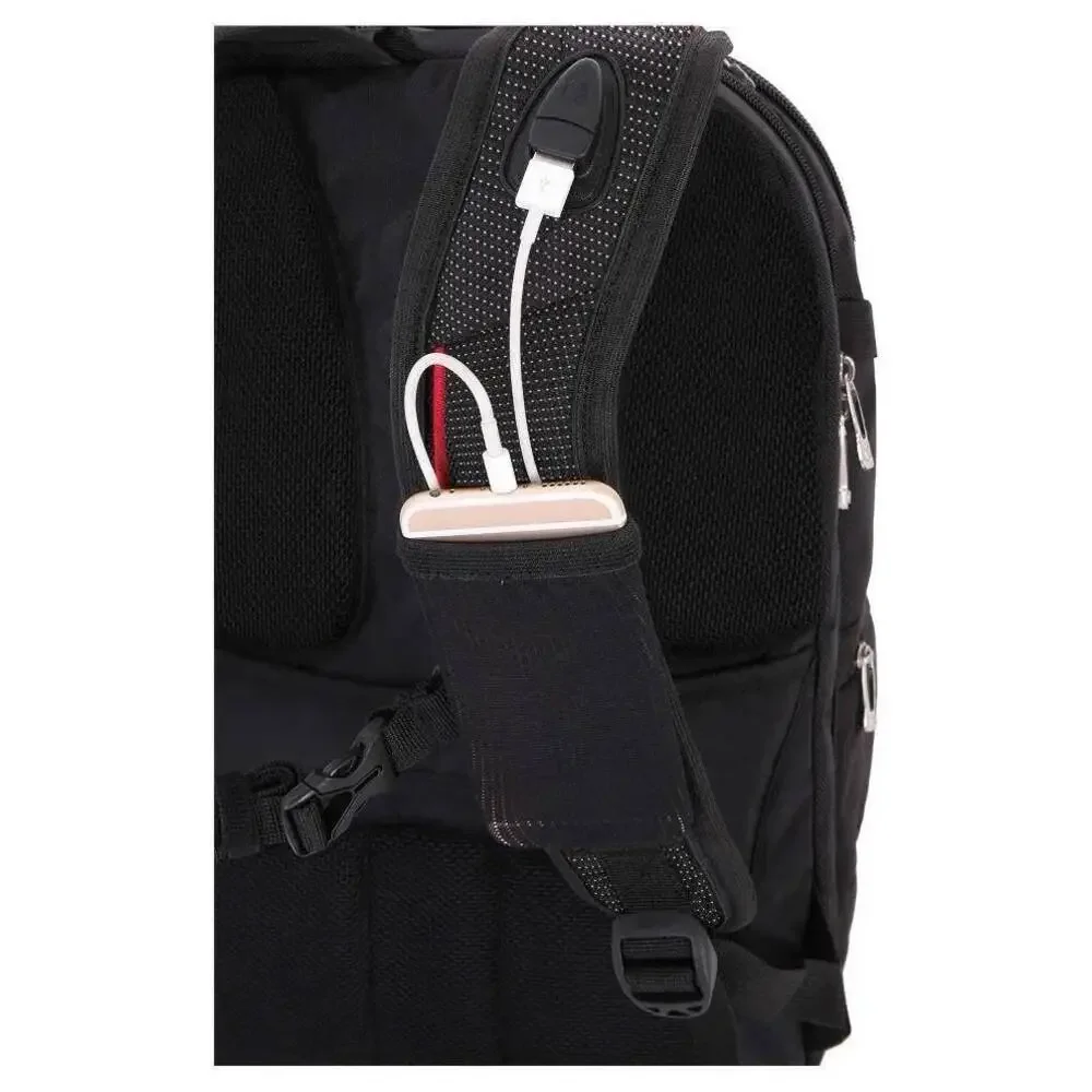 SWISSGEAR ScanSmart Commander TSA Laptop Backpack School/Travel‎ Bag w/ USB 5358